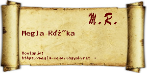 Megla Réka névjegykártya